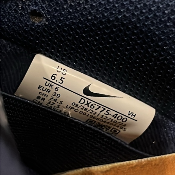 Nike sb dunk low desert ochre/ midnight navy size 6.5 - Picture 6 of 6